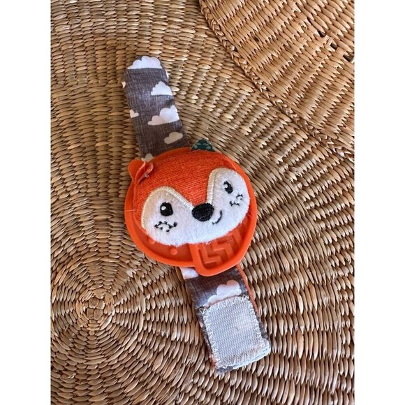 Fox Wrist Rattle & Teether Toy – Velcro Baby Sensory Band - Picture 1 of 6
